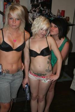 Drunk emo bailys girls nite bra n panty party 15/50