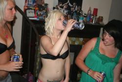 Drunk emo bailys girls nite bra n panty party 18/50