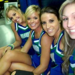 Sexy cheerleaders at basketball  4/17