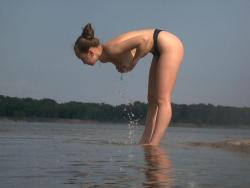 Girlfriend at beach 2/11