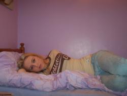Dirty blonde teen bares all  19/44