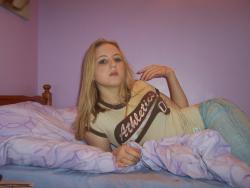 Dirty blonde teen bares all  20/44