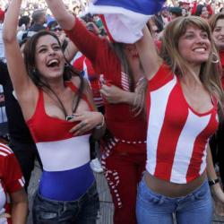 Paraguay  football fan larissa riquelme 1/14