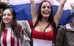 Paraguay  football fan larissa riquelme 2/14