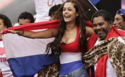 Paraguay  football fan larissa riquelme 7/14