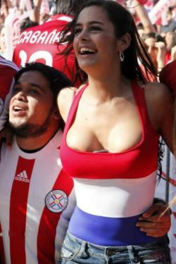 Paraguay  football fan larissa riquelme 12/14