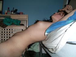 Selfshot girl while masturbating  10/12