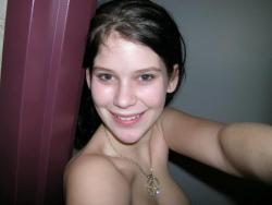 Cute teen toying 15/15