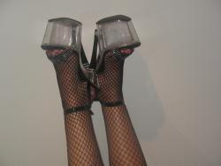 Fishnets an high heels  11/67