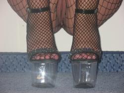 Fishnets an high heels  14/67