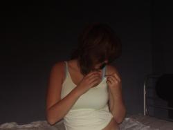 Horny girlfriend tied to bed  14/18