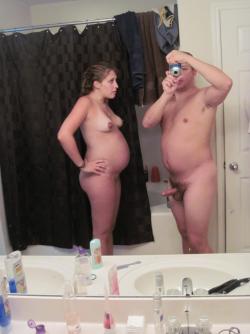 Sexy pregnant  wife with boy 2/36