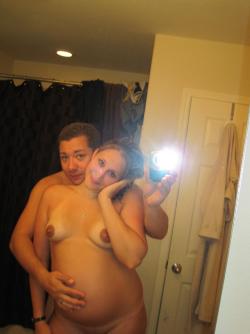 Sexy pregnant  wife with boy 35/36