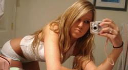 Sexy blonde teen selfshot  58/129