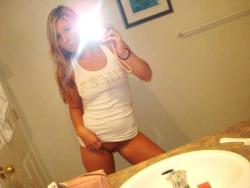 Sexy blonde teen selfshot  62/129