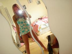 Sexy blonde teen selfshot  81/129