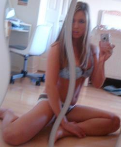 Sexy blonde teen selfshot  101/129