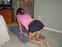 Brunette amateur teen posing  27/37