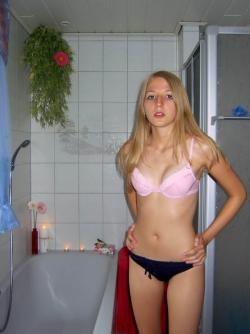 Russian blonde with small tits 28/59