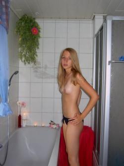 Russian blonde with small tits 35/59