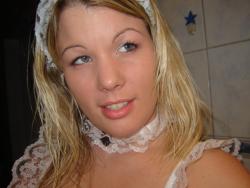 Norwegian girl posing as maid 2/36