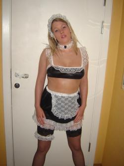 Norwegian girl posing as maid 30/36