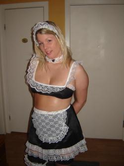 Norwegian girl posing as maid 33/36
