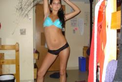 Young girl making striptease 6/22