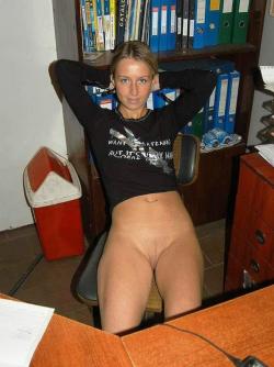 Naked in office 7/13