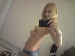 Cute blonde dressed and undressed selfshot 9/24