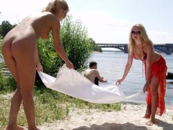 Nude girls by the river - 06 7/66