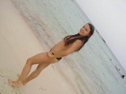 Topless girl at ibiza beach 8/10