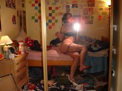 Selfshots - nice teengirl on the bed 12/31