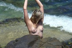 Blonde amateur at beach 97/135