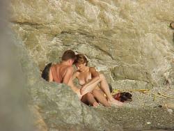 Couple caught fucking on a nudist beach 3/16