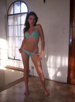 Melina - amateur teen from argentina in lingerie 57/160