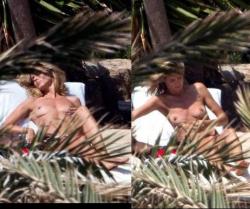 Heidi klum topless on yacht 8/8