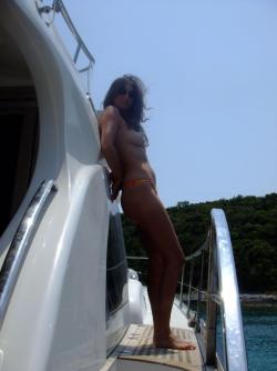 Vacation on yacht with sexy girl 9/49