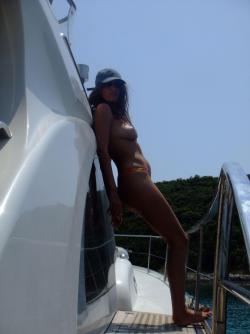 Vacation on yacht with sexy girl 13/49