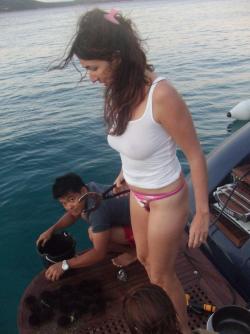 Vacation on yacht with sexy girl 49/49