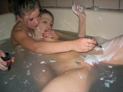 Lesbians shave each other 60/76