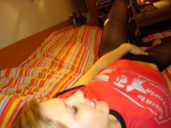 Selfshots - amateur teen in undewear on the bed 5/40