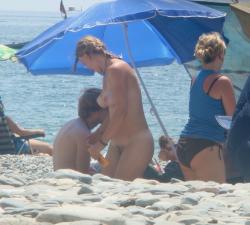 Trio of hot german teens naked on the beach 7/70