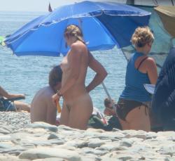 Trio of hot german teens naked on the beach 8/70