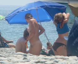 Trio of hot german teens naked on the beach 9/70
