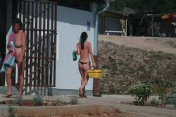 Nude beach camping bath house 7/97