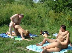 Russian amateurs nudist outdoor fun 10/15