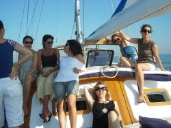A bunch of milfs take a boat ride 1/10