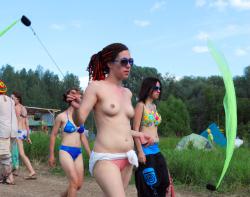 Naked nudist russian girls at a music festival 19/35