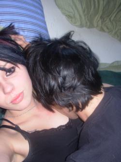Kissing and fucking emo couple 13/72